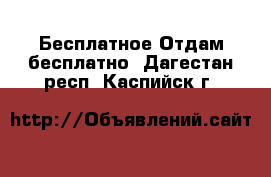 Бесплатное Отдам бесплатно. Дагестан респ.,Каспийск г.